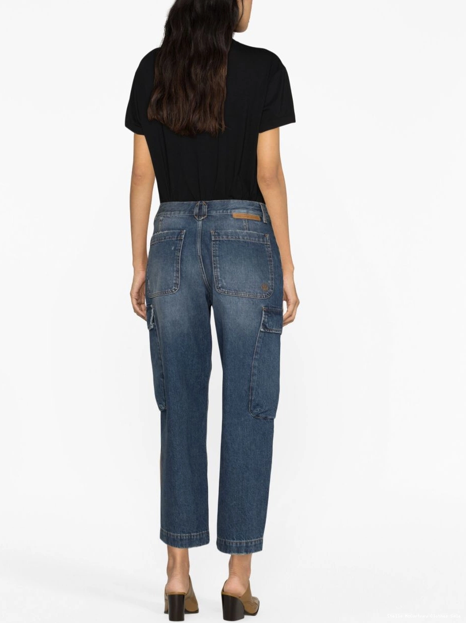Cheap jeans Women cargo cropped McCartney Stella 0807